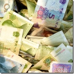 Chinese currency known as Renminbi or RMB